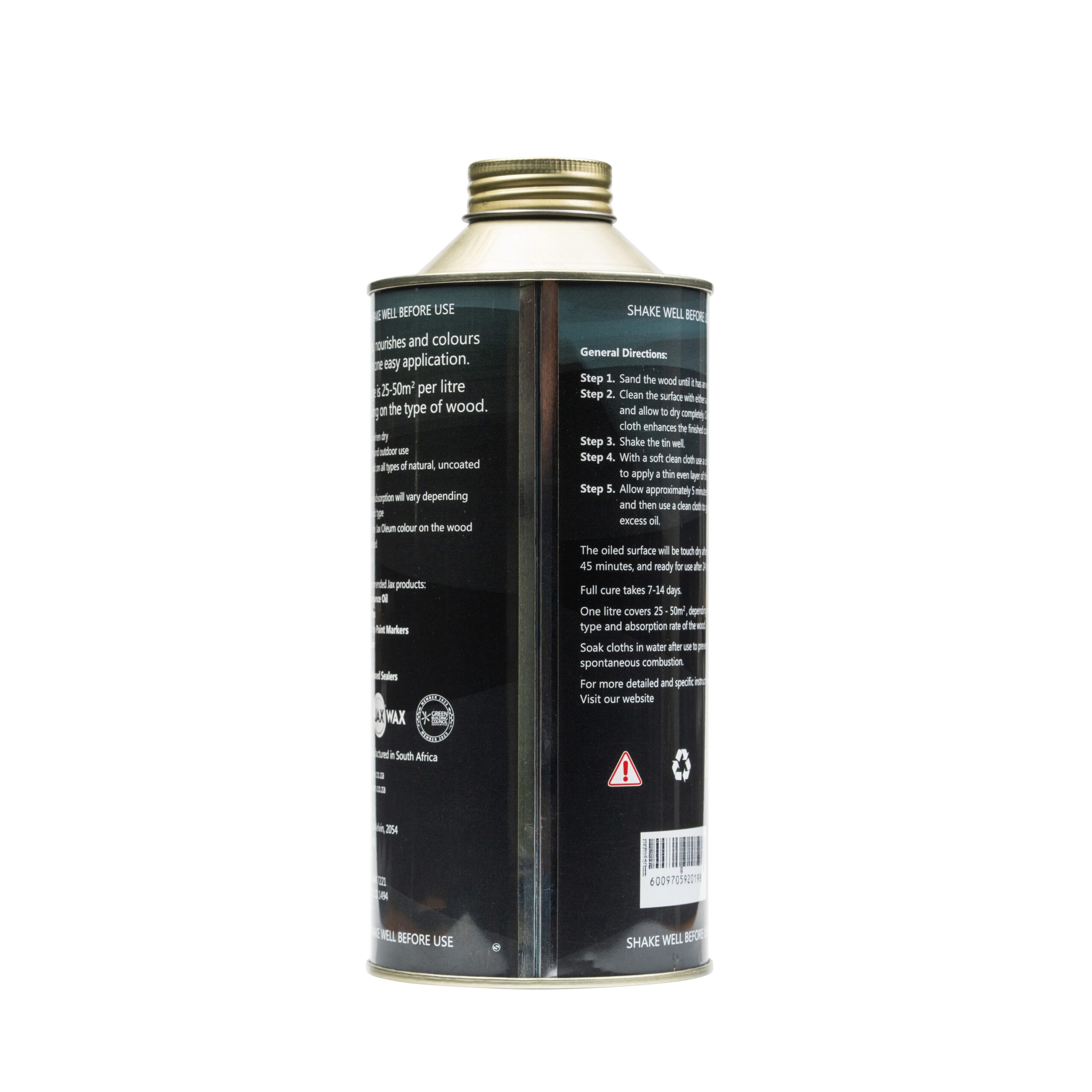 Jax Oleum - single coat wood stain - 1 litre tin - Image 3